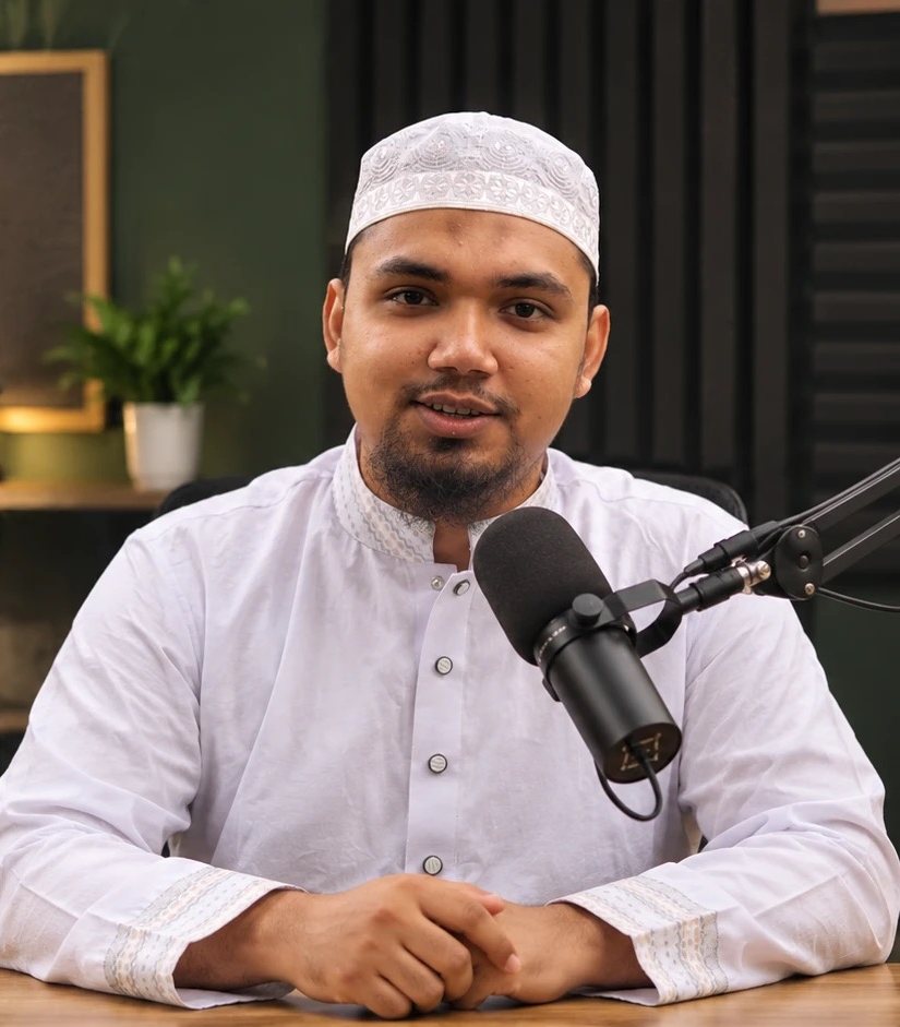 Ariful Islam at his desk